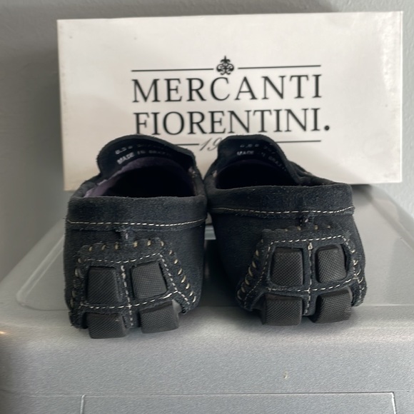 Mercanti Fiorentini Navy & Lavender Driving Moccasin - Picture 3 of 9